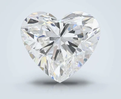 2.05ct E VVS2 Rare Carat Ideal Cut Heart Lab Grown Diamond