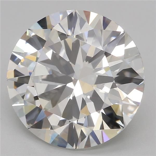 3.53ct F VVS2 Excellent Cut Round Lab Grown Diamond