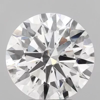 4.02ct E SI1 Rare Carat Ideal Cut Round Lab Grown Diamond