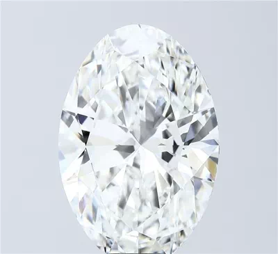 15.09ct F VVS2 Rare Carat Ideal Cut Oval Lab Grown Diamond