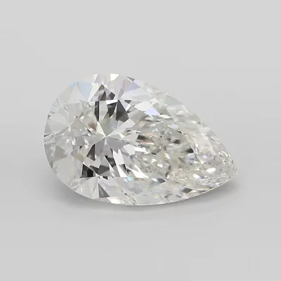 4.20ct F VVS2 Rare Carat Ideal Cut Pear Lab Grown Diamond