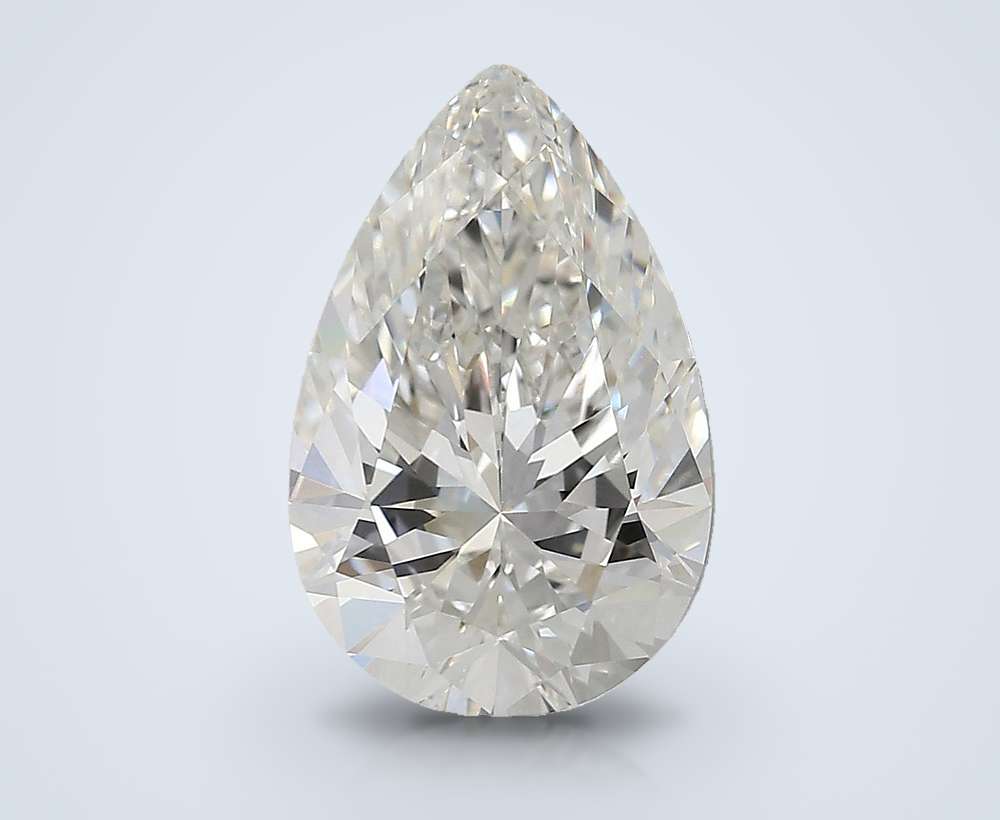 4.20ct F VVS2 Rare Carat Ideal Cut Pear Lab Grown Diamond