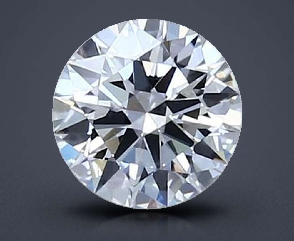 0.62ct F IF Rare Carat Ideal Cut Round Diamond