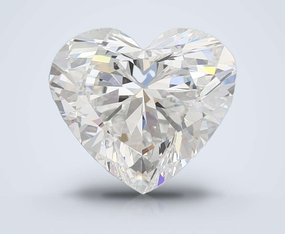 1.50ct D VVS2 Rare Carat Ideal Cut Heart Lab Grown Diamond