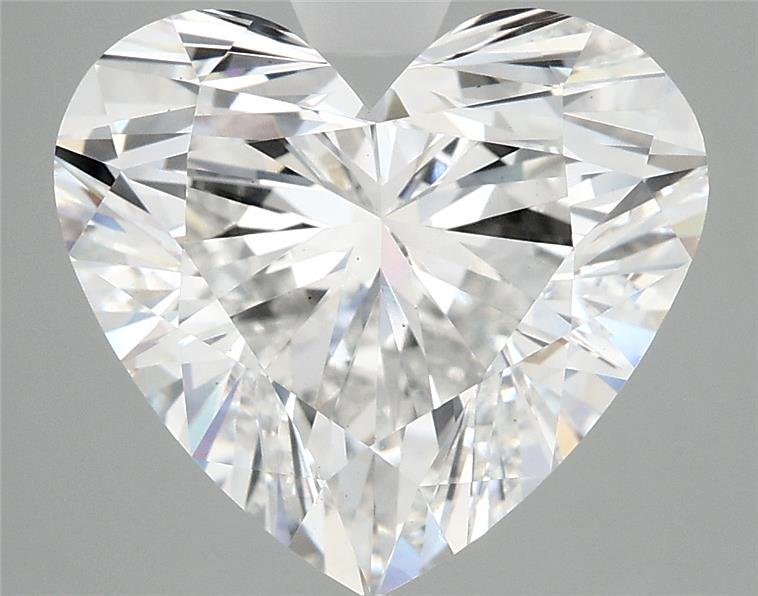 5.21ct E VS1 Rare Carat Ideal Cut Heart Lab Grown Diamond