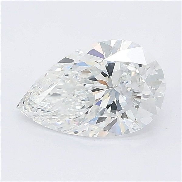 1.10ct E VVS2 Rare Carat Ideal Cut Pear Lab Grown Diamond