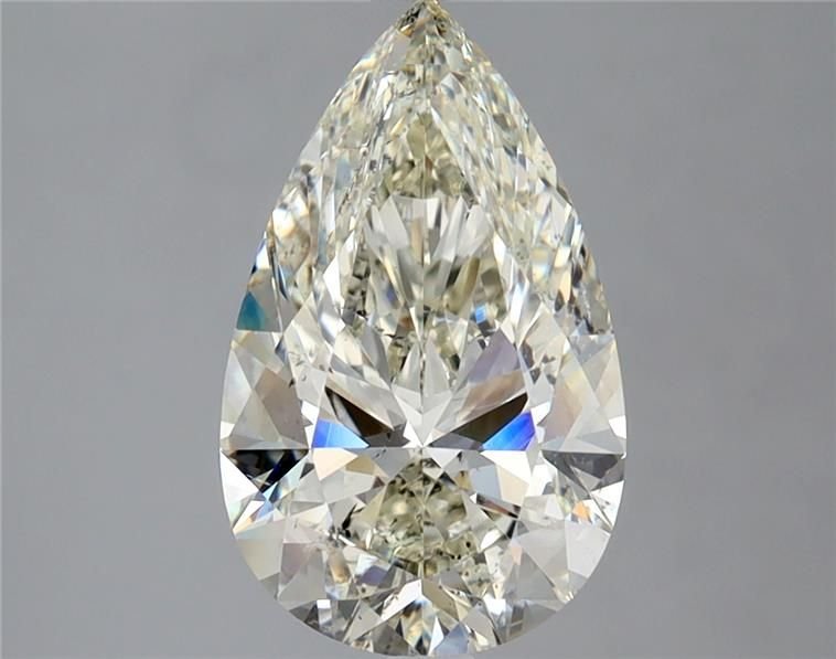2.52ct K SI2 Rare Carat Ideal Cut Pear Diamond