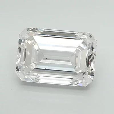 1.52ct E VS2 Rare Carat Ideal Cut Emerald Lab Grown Diamond