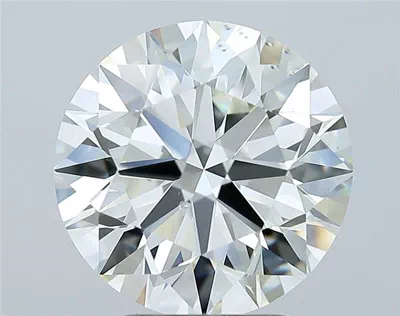 3.53ct J SI1 Rare Carat Ideal Cut Round Diamond
