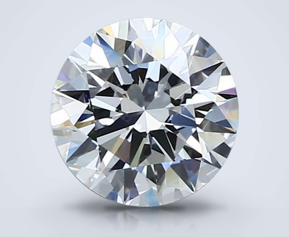 1.52ct H VS2 Rare Carat Ideal Cut Round Diamond