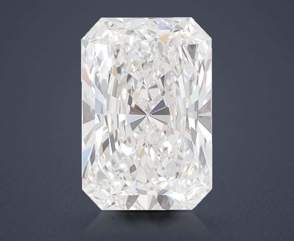 1.52ct D VVS2 Rare Carat Ideal Cut Radiant Lab Grown Diamond