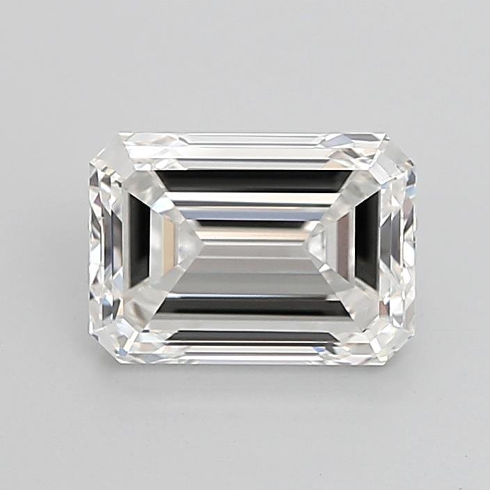4.05ct F VVS2 Very Good Cut Emerald Lab Grown Diamond