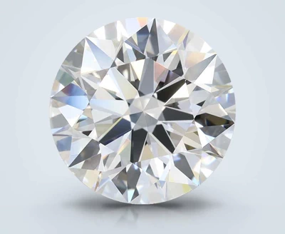 4.11ct D VVS1 Rare Carat Ideal Cut Round Lab Grown Diamond