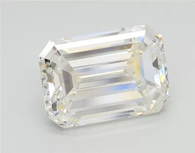 3.03ct F VS1 Rare Carat Ideal Cut Emerald Lab Grown Diamond