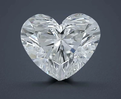 2.10ct J SI1 Rare Carat Ideal Cut Heart Diamond