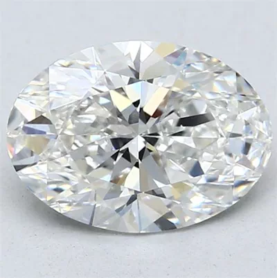 2.01ct E VS2 Rare Carat Ideal Cut Oval Lab Grown Diamond