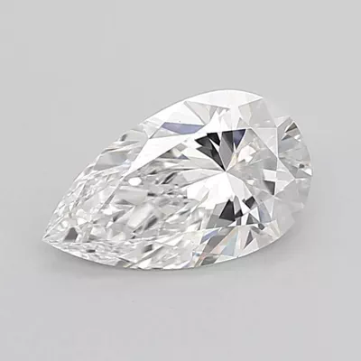 1.59ct D VS1 Rare Carat Ideal Cut Pear Lab Grown Diamond
