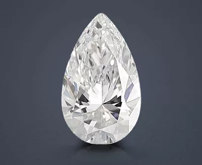 1.59ct D VS1 Rare Carat Ideal Cut Pear Lab Grown Diamond