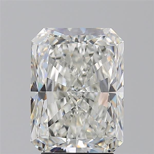 3.52ct I SI1 Rare Carat Ideal Cut Radiant Diamond