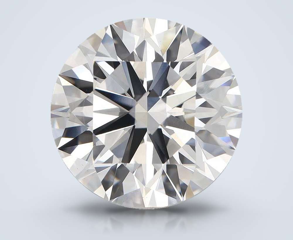 9.14ct F VS1 Rare Carat Ideal Cut Round Lab Grown Diamond