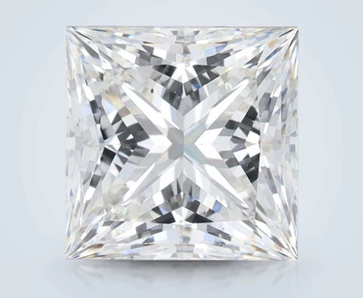 7.10ct F VS2 Rare Carat Ideal Cut Princess Lab Grown Diamond