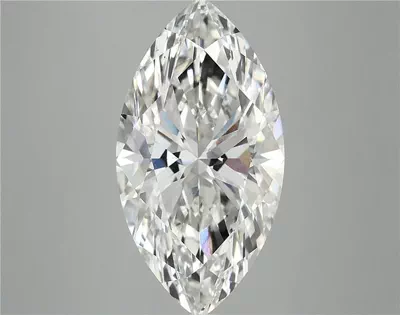 6.17ct F VS1 Rare Carat Ideal Cut Marquise Lab Grown Diamond