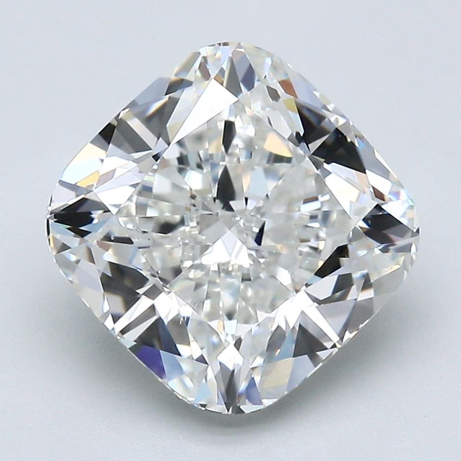 4.01ct G VS2 Rare Carat Ideal Cut Cushion Diamond