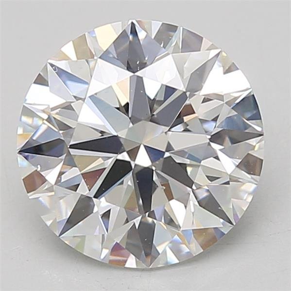 3.10ct E VS1 Rare Carat Ideal Cut Round Lab Grown Diamond