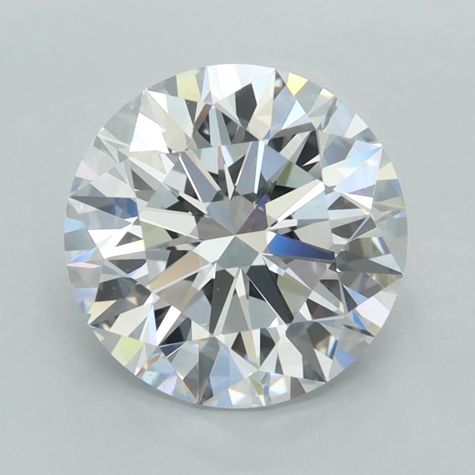 3.50ct E FL Rare Carat Ideal Cut Round Lab Grown Diamond