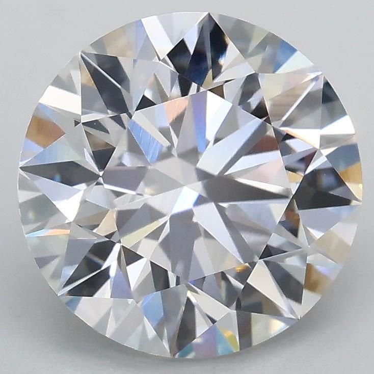 2.74ct E VVS2 Rare Carat Ideal Cut Round Lab Grown Diamond