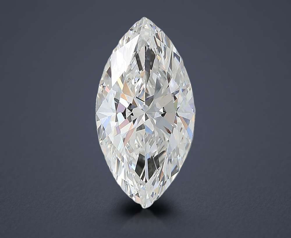 3.06ct E VS1 Rare Carat Ideal Cut Marquise Lab Grown Diamond