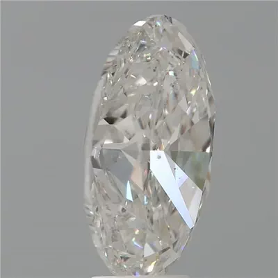 7.03ct J SI2 Rare Carat Ideal Cut Oval Diamond