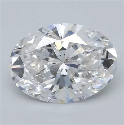 4.45ct F VVS1 Rare Carat Ideal Cut Oval Lab Grown Diamond