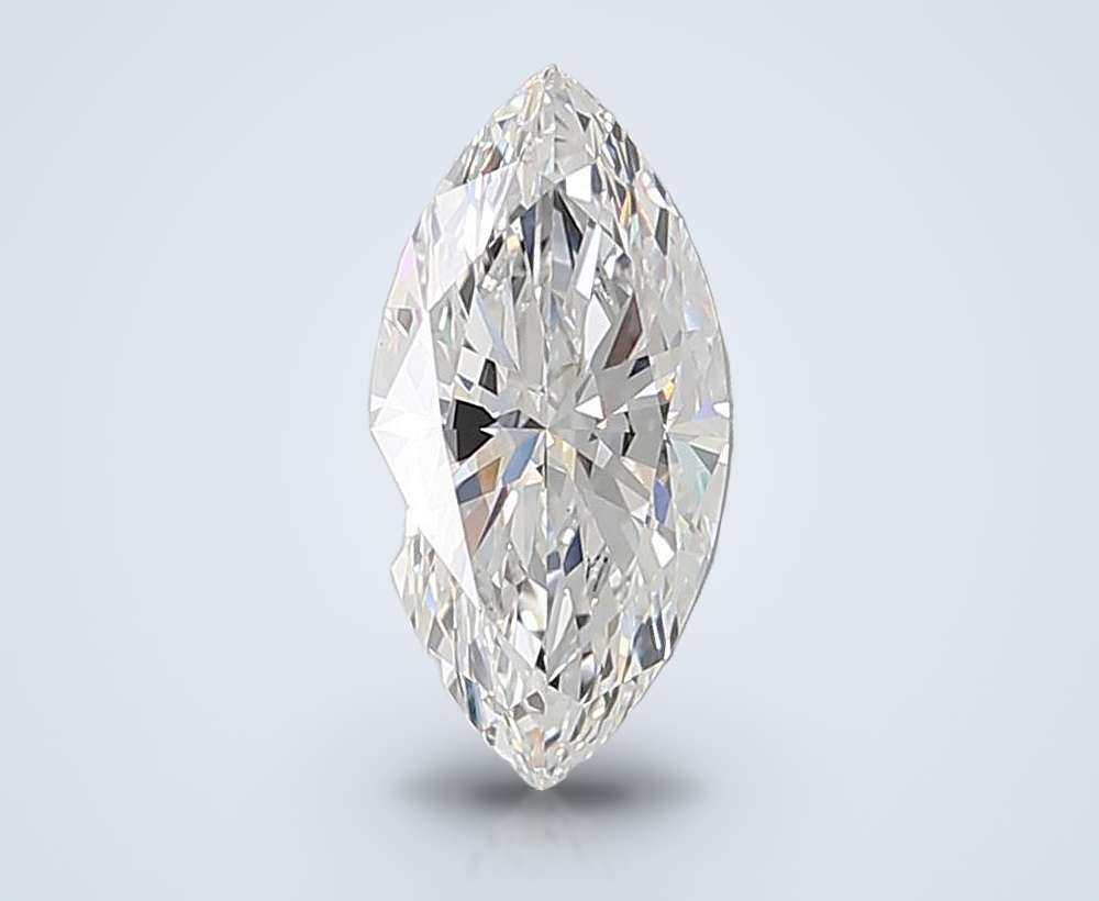 5.05ct E VVS2 Rare Carat Ideal Cut Marquise Lab Grown Diamond