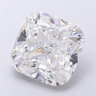 6.14ct D VVS2 Rare Carat Ideal Cut Cushion Lab Grown Diamond