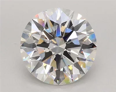 5.05ct F VVS1 Rare Carat Ideal Cut Round Lab Grown Diamond