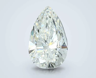 4.09ct H VVS2 Very Good Cut Pear Diamond