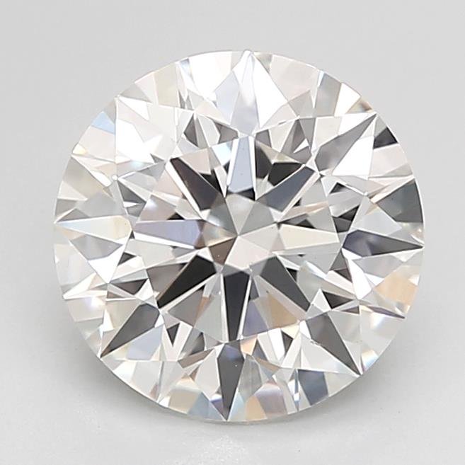 2.52ct F VS1 Rare Carat Ideal Cut Round Lab Grown Diamond