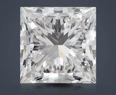 7.32ct G VS2 Rare Carat Ideal Cut Princess Lab Grown Diamond