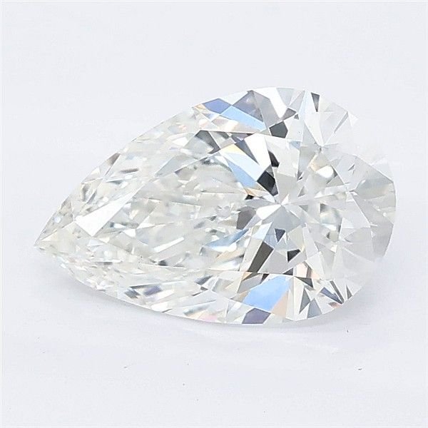1.53ct E VS1 Rare Carat Ideal Cut Pear Lab Grown Diamond