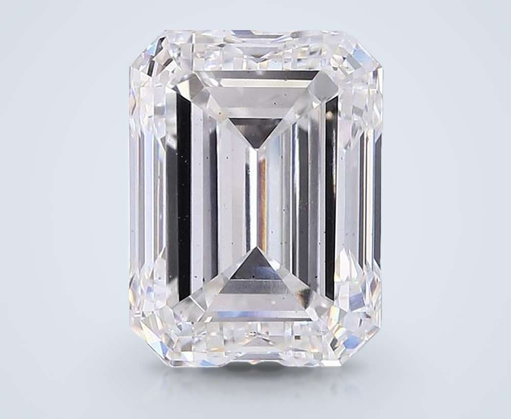 25.08ct F VS2 Very Good Cut Emerald Lab Grown Diamond