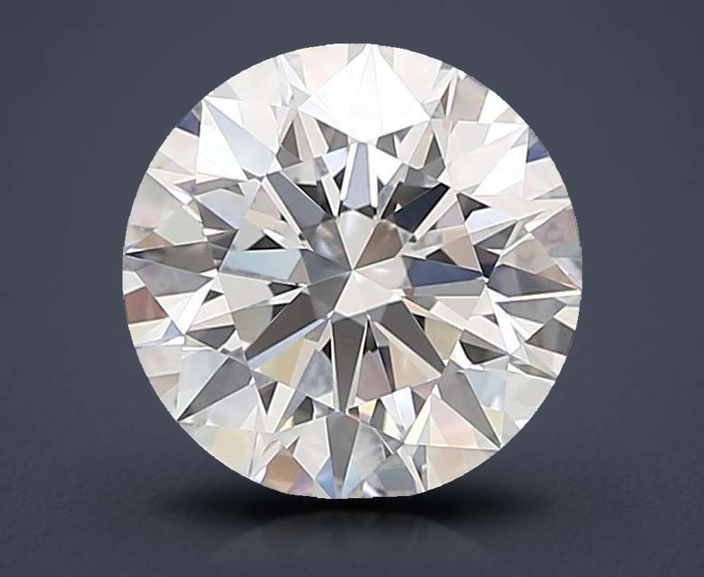 2.58ct D IF Rare Carat Ideal Cut Round Lab Grown Diamond