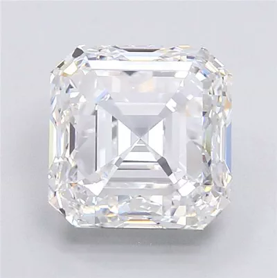 6.57ct E VVS2 Very Good Cut Asscher Lab Grown Diamond