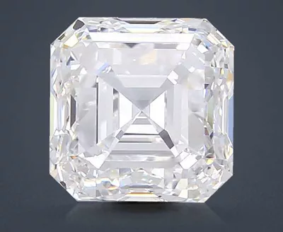 6.57ct E VVS2 Very Good Cut Asscher Lab Grown Diamond