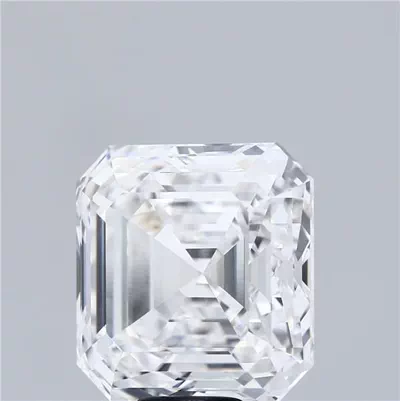 12.36ct E VVS2 Rare Carat Ideal Cut Asscher Lab Grown Diamond