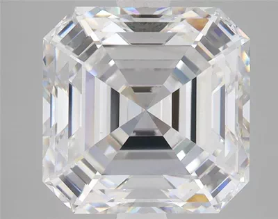 5.10ct E VVS2 Rare Carat Ideal Cut Asscher Lab Grown Diamond