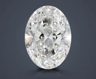 1.35ct D VS2 Rare Carat Ideal Cut Oval Lab Grown Diamond