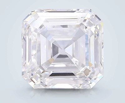 4.08ct E VS1 Rare Carat Ideal Cut Asscher Lab Grown Diamond