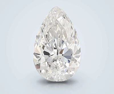 3.07ct F VVS2 Rare Carat Ideal Cut Pear Lab Grown Diamond