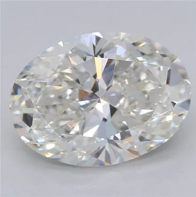 2.57ct F VVS2 Rare Carat Ideal Cut Oval Lab Grown Diamond